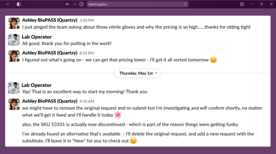 biopass slack conversation_2