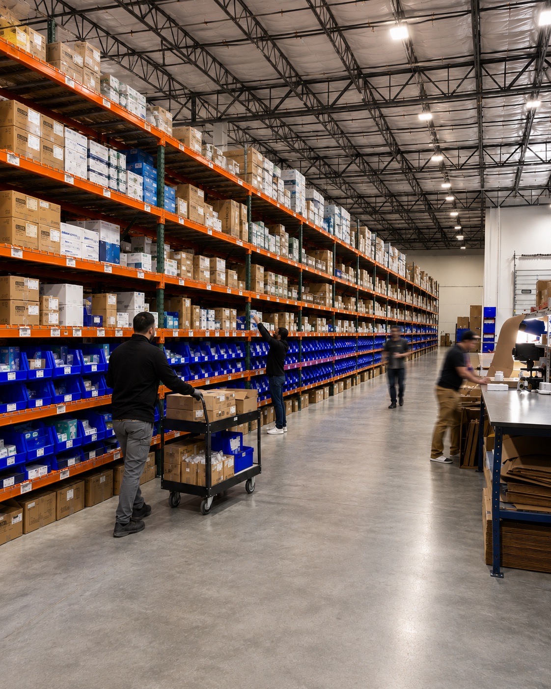 Quartzy distribution warehouse